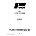 Piper Apache/Aztec Parts Catalog PA-23-235/250/250 Part # 753-522